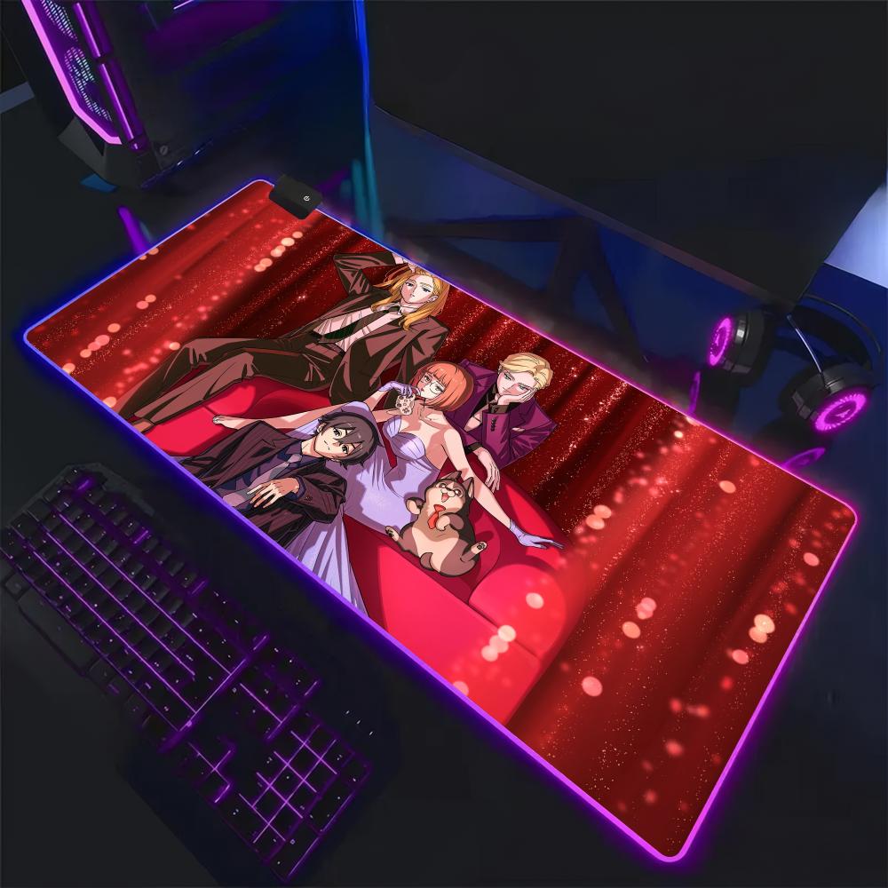 Mouse Pad Extended Rgb - Let's Play Mauspad RGB, Gaming-Matte, LED-Mauspad,