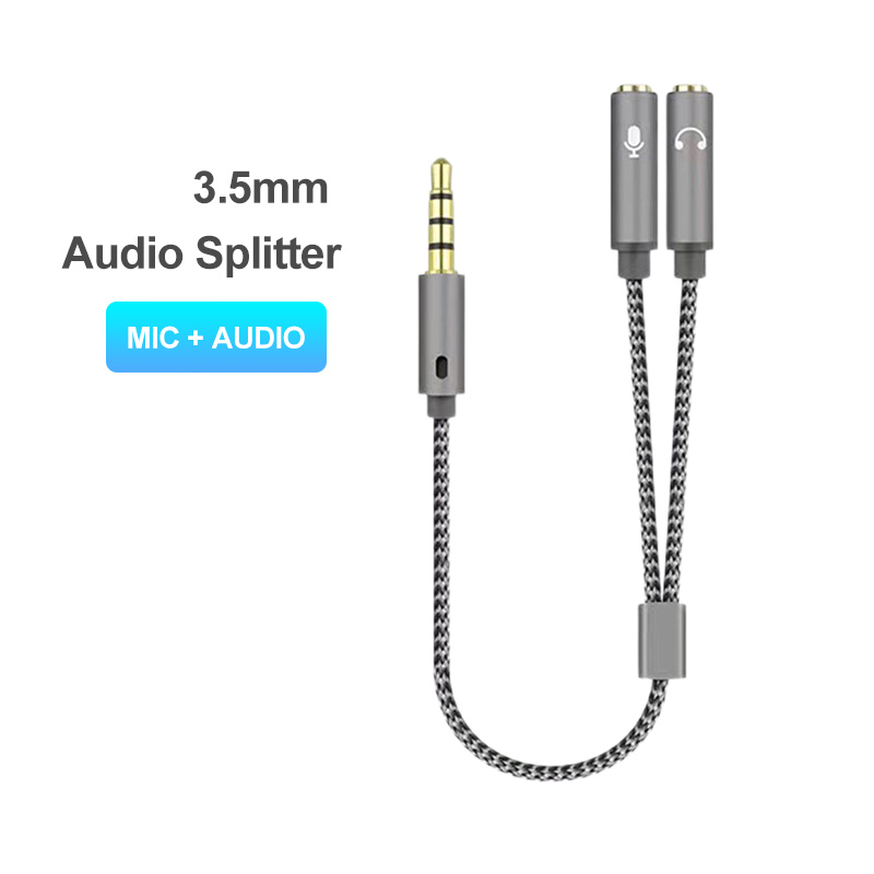 Esports Gaming Splitter - Headset Splitter 3,5mm Audio Mikrofon Stereo