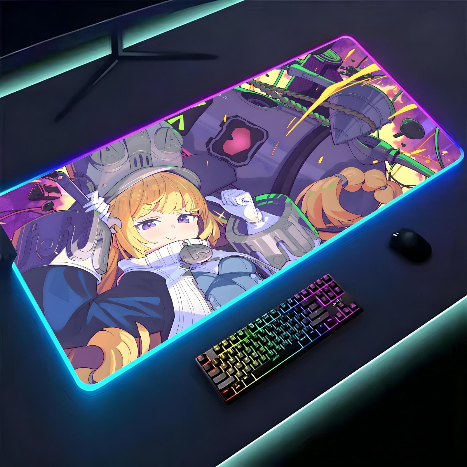 Mouse Pad Extended Rgb - Zenless Zone Zero Norma Hollowell RGB-beleuchtetes