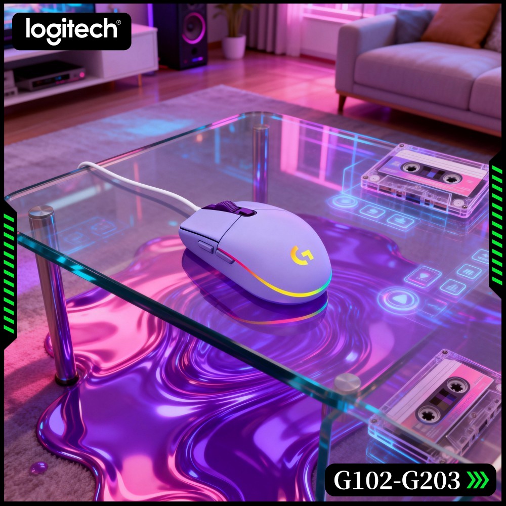 Esports Gaming Tournaments - Logitech G102 Gaming-Maus, 1000Hz Polling-Rate, leichtes