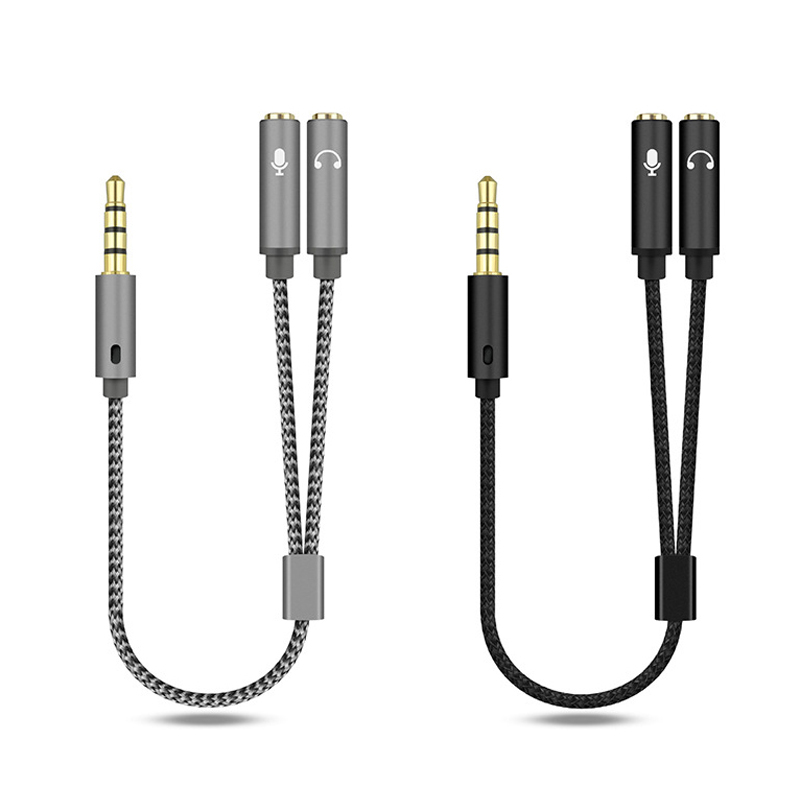 Esports Gaming Splitter - Headset-Splitter, 3,5 mm Audio + Mikrofon,