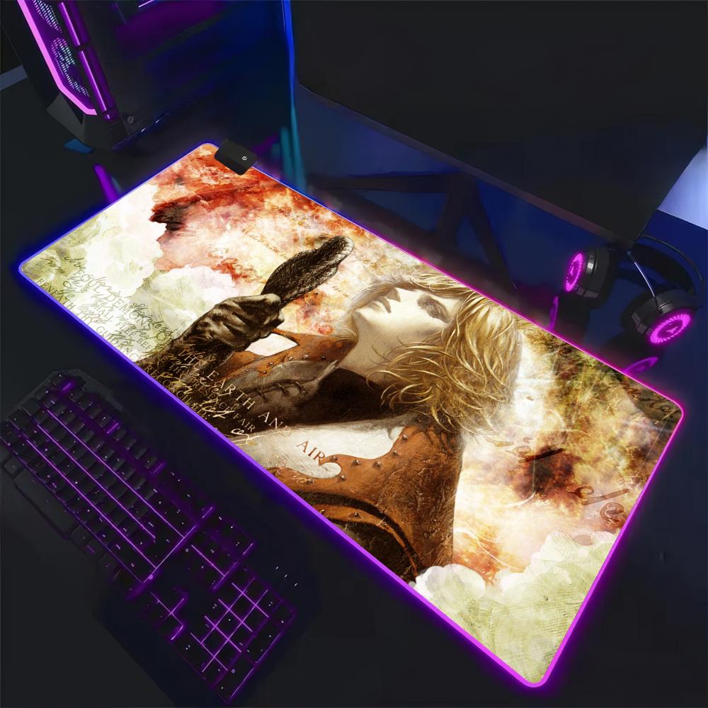 Mouse Pad Extended Rgb - Castlevania Mauspad RGB, Gaming-Matte, LED-Mauspad, erweiterte,
