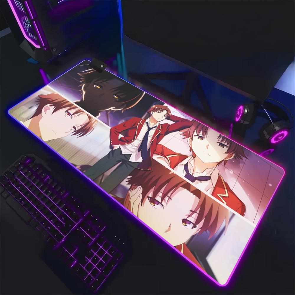 Mouse Pad Extended Rgb - Classroom Of The Elite Mauspad RGB,