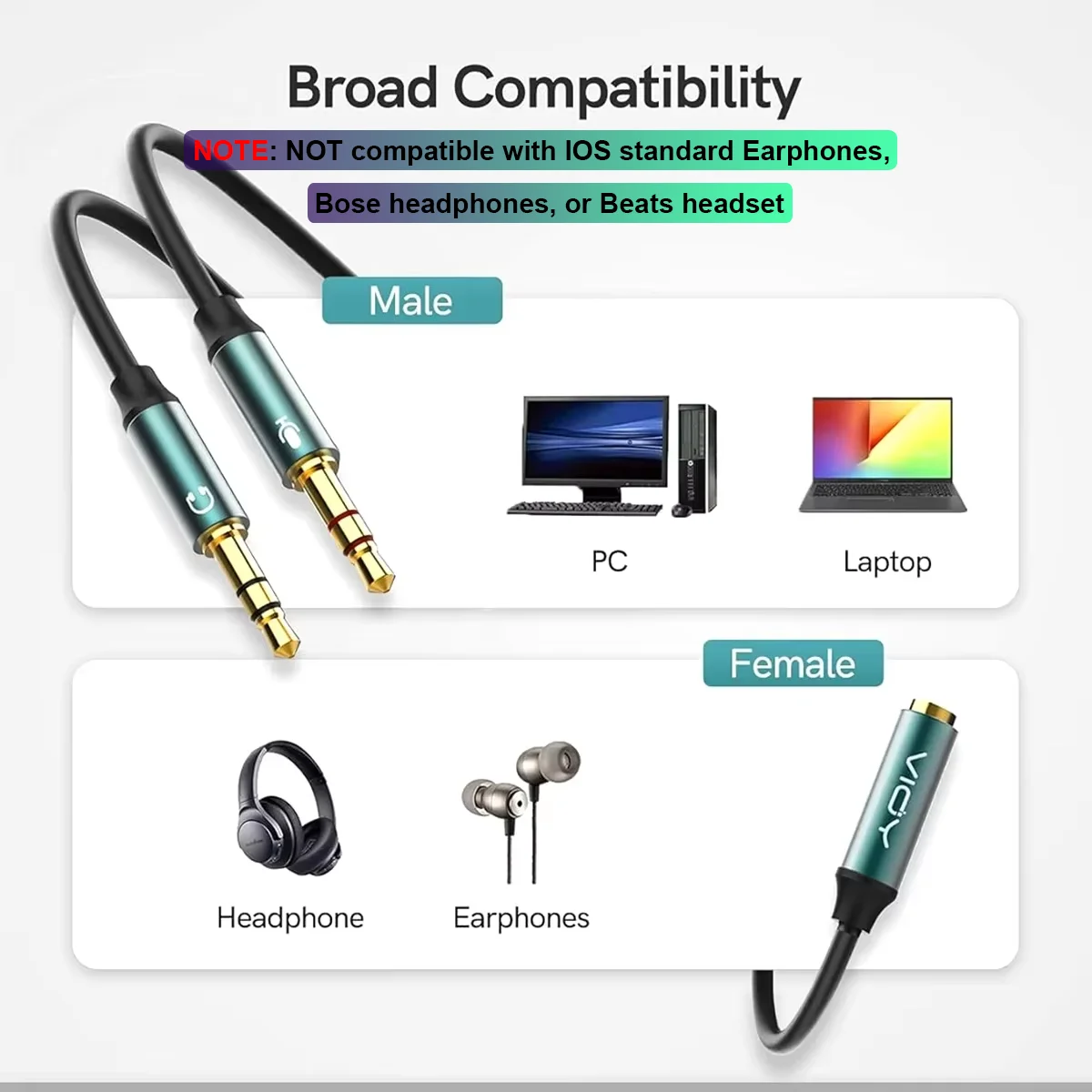 Kopfhörer-Splitter für Compute – Esports Gaming Splitter Bewertung und Preis