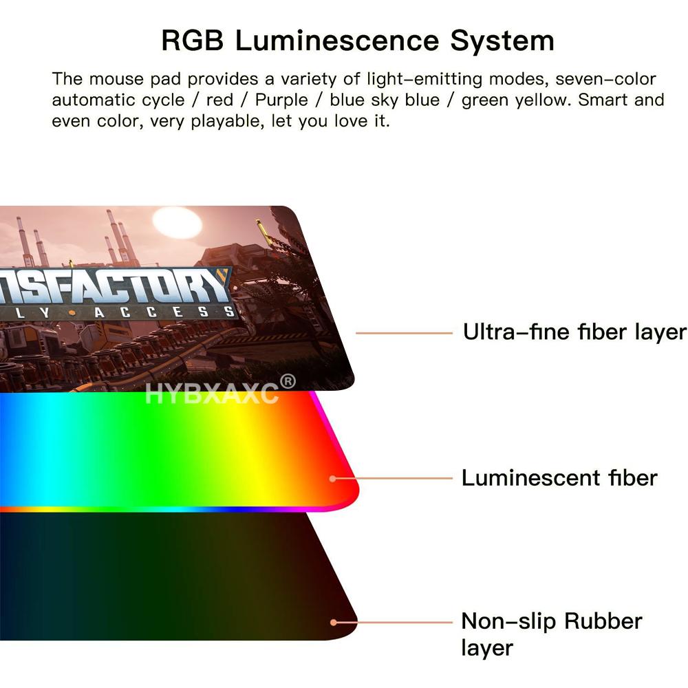 RGB LED HD Satisfactory Mauspa – Mouse Pad Extended Rgb Bewertung und Preis
