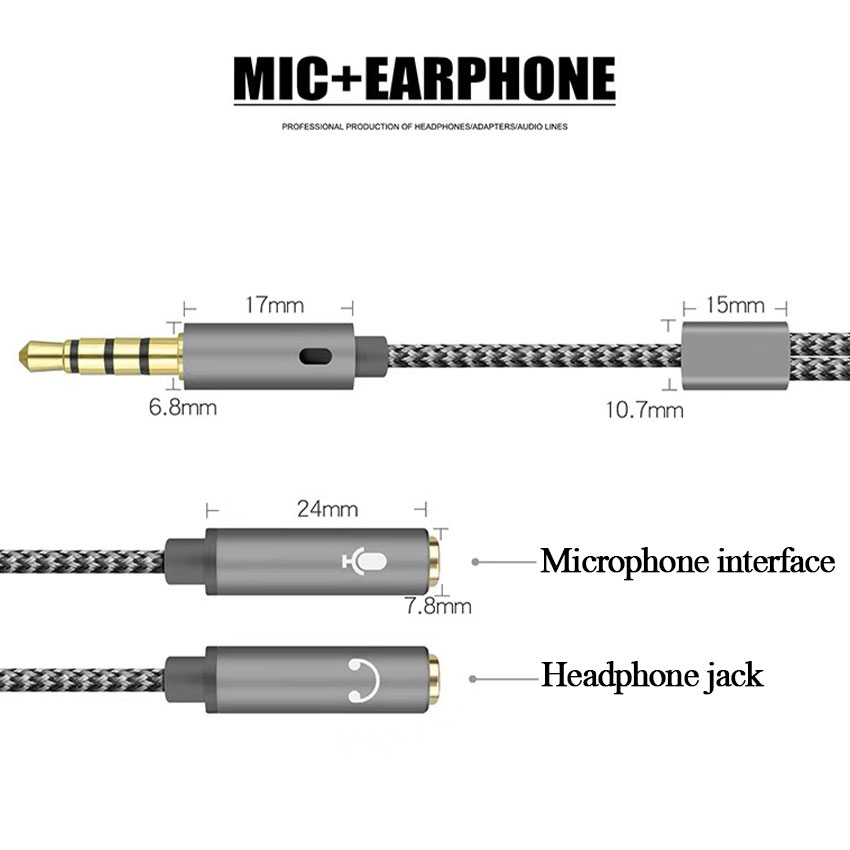Headset-Splitter, 3,5 mm Audio – Esports Gaming Splitter Bewertung und Preis