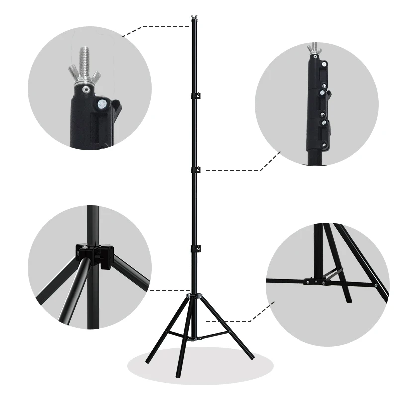 T-förmiges Hintergrundständer- – Green Screen Collapsible Bewertung und Preis