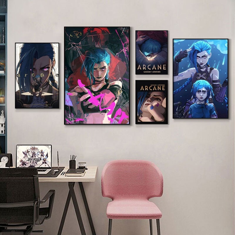 Arcane Jinx Close-Up Poster, u – Esports Y Gaming Bewertung und Preis