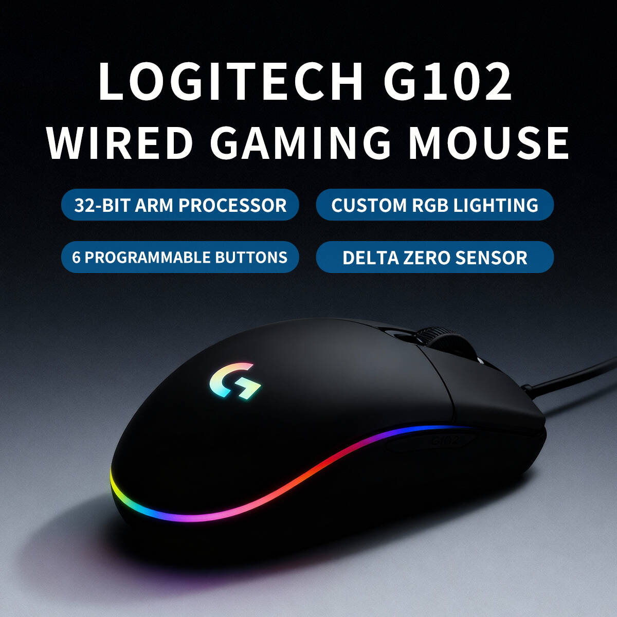 Logitech G102 Prodigy Maus 1ms – Esports Gaming Tournaments Bewertung und Preis