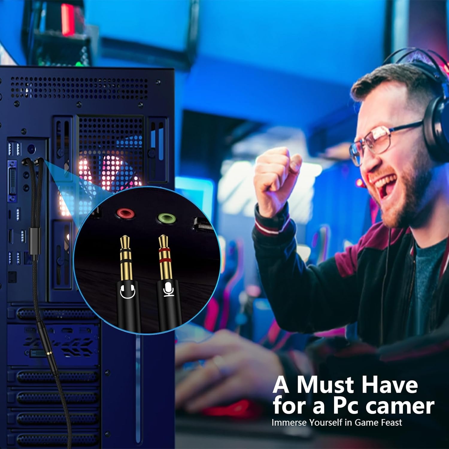 3,5mm Kopfhörer-Mikrofon-Split – Esports Gaming Splitter Bewertung und Preis