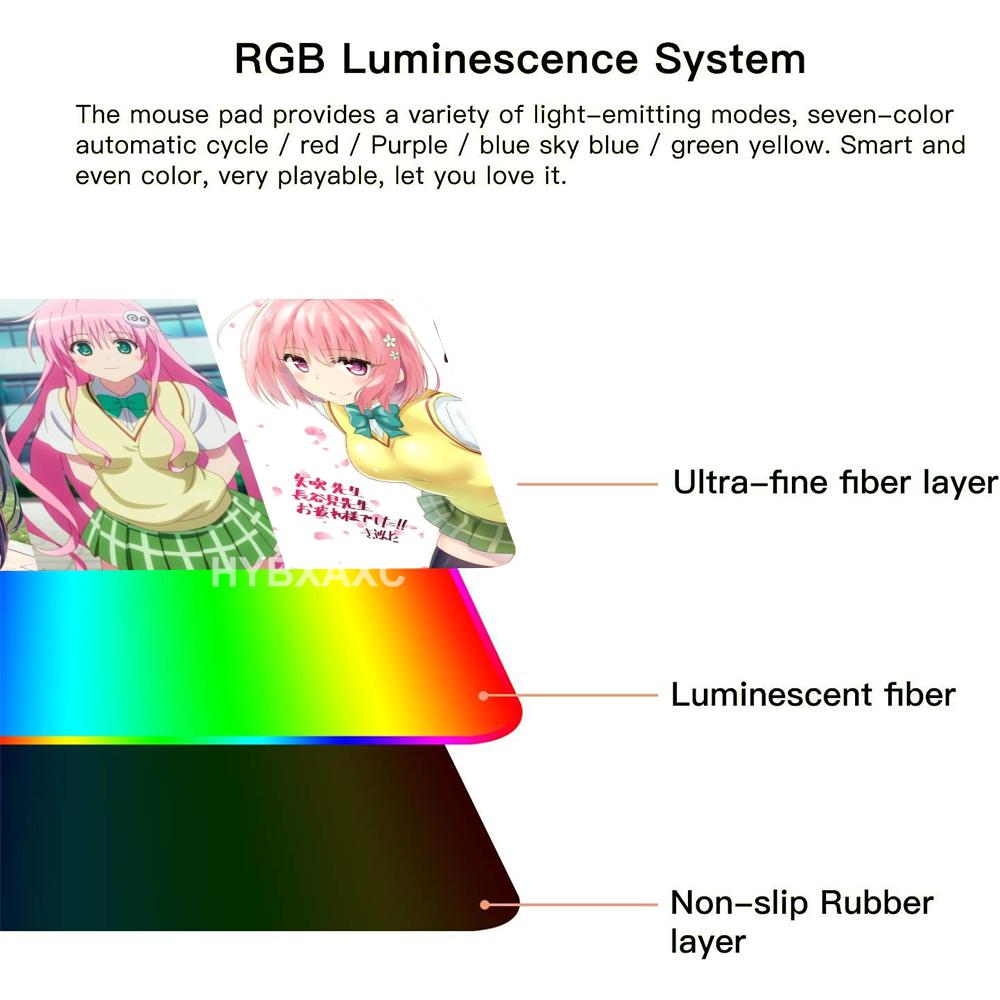 Gummi-Mauspad To Love-Ru HD-Dr – Mouse Pad Extended Rgb Bewertung und Preis